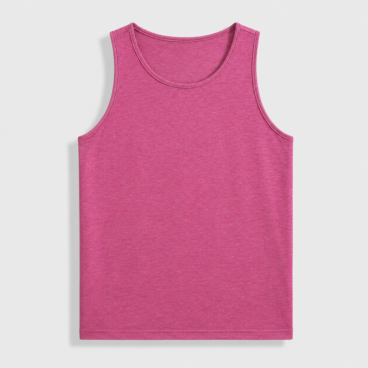 Classic Minimalist Women's Sleeveless Tank Top – Pure Cotton, Skin-Friendly Crew Neck – Versatile Casual Top for Layering or Solo Wear