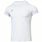 Under Armour Men's Short Sleeve T-Shirt, Summer New Sports Fitness Training Casual Comfortable Breathable Crew Neck 21500513-0011:1