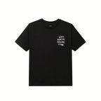 Anti Social Social Club ASSC X Case Study Flag Black Tee1:1