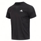 Adidas FAB TEE Men's Athletic Casual Fitness Basketball Short Sleeve T-Shirt, Running Training Top HR87271:1