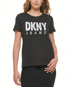 Women's Newpaper-Logo Short-Sleeve T-Shirt1:1