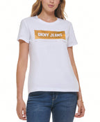 Women's Newspaper-Logo Short-Sleeve T-Shirt1:1