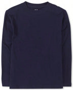 The Children's PLACE Boys Long Sleeve Navy Black Gray Cotton Tee Shirt 3-Pack1:1