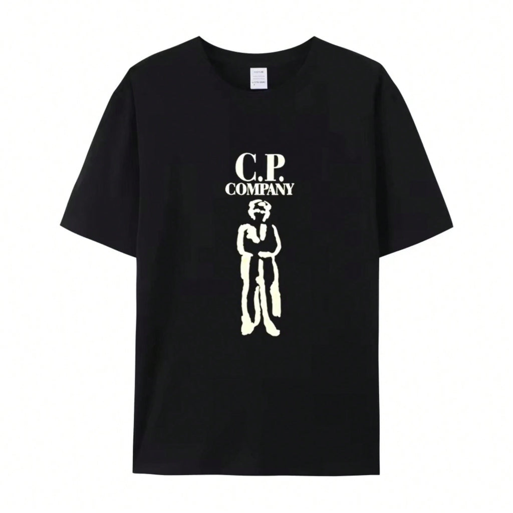 Classic Hot Women T-Shirt CP Print Brand Short Sleeve Tshirt Clothing Luxury Designer Tee Men Cotton T Shirt Summer Tops