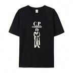 Classic Hot Women T-Shirt CP Print Brand Short Sleeve Tshirt Clothing Luxury Designer Tee Men Cotton T Shirt Summer Tops