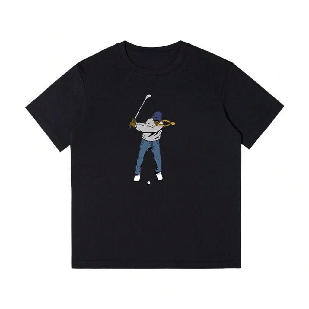 Hot High Quality Men T-Shirt Brand Short Sleeve Tshirt Golf Clothing Designer Tee Luxury Women Cotton T Shirt Summer Top