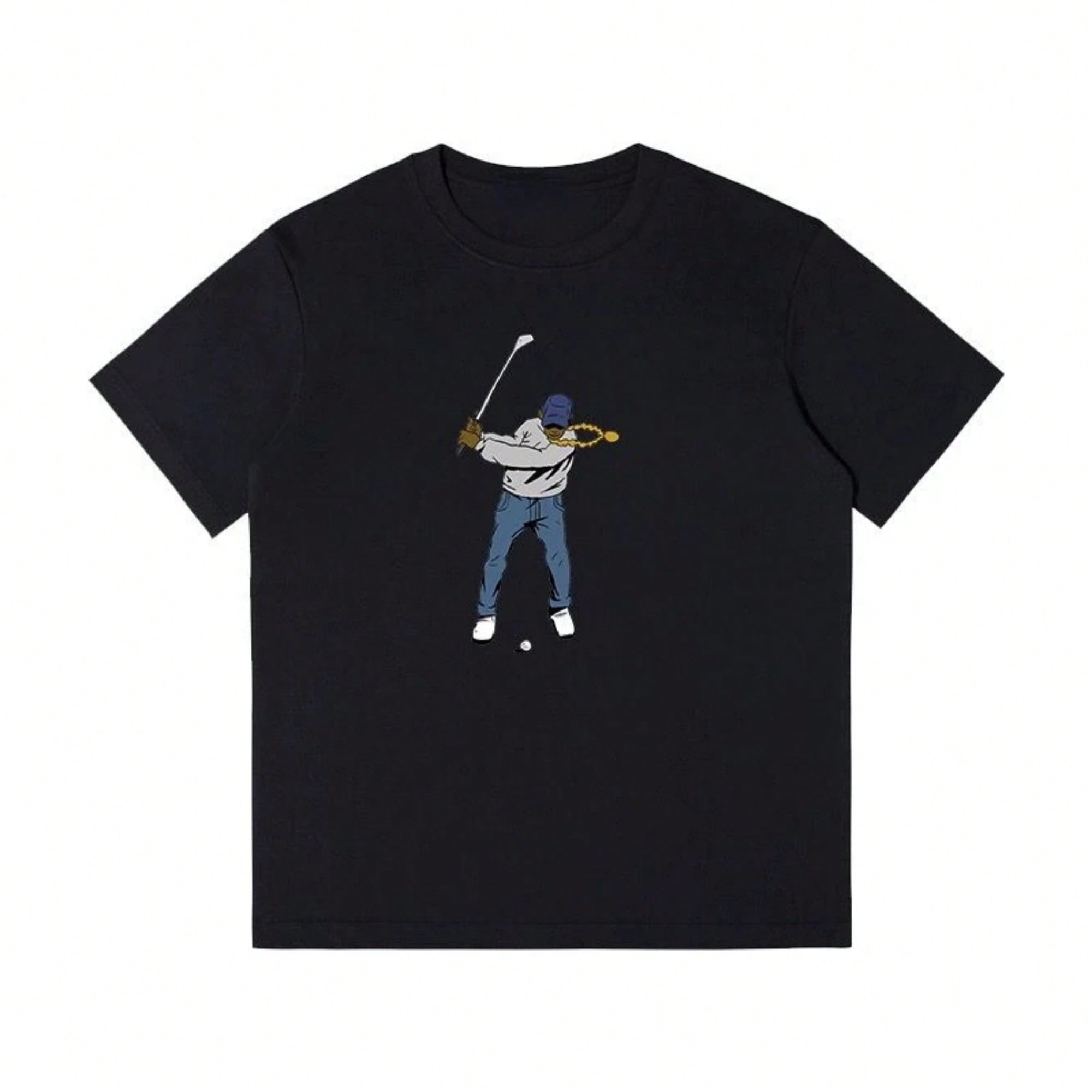 Hot High Quality Men T-Shirt Brand Short Sleeve Tshirt Golf Clothing Designer Tee Luxury Women Cotton T Shirt Summer Top