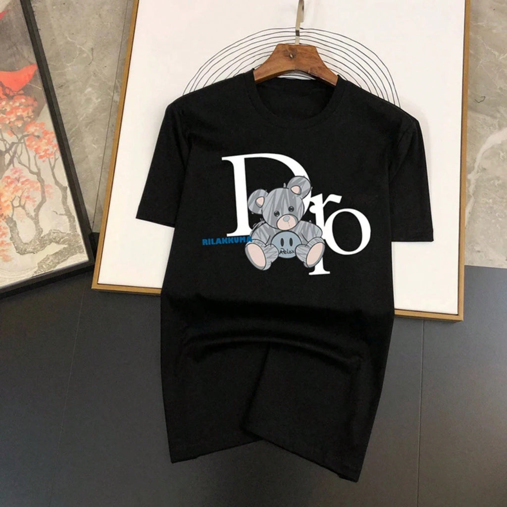 Luxury Brand Summer Fashion New Brand Short Sleeve T-Shirt High-End Fashion Brand Printed T-Shirt