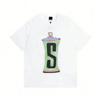 American T-Shirt 2024 New Men Women Brand Short Sleeve Tshirt Clothes Designer Tee T Shirt Summer Luxury Tops Y2k Streetwear