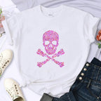Creativity For Women's Luxury Brand High-Quality Summer Print T-Shirt Casual Oversized Y2k Personality Sleeve O-Neck
