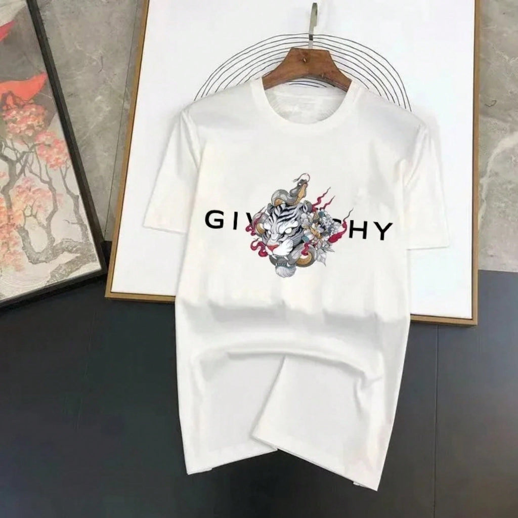 High-Quality Cotton Brand T-Shirts Summer Men Women Cotton Tshirt Luxury Short Sleeve T Shirt Print Clothes Streetwear Tee Top