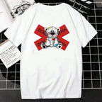 Luxury Brand Fashion T Shirt For Men Summer Letters Print Short Sleeve Tshirt Casual Breathable Women T-Shirt Kids Clothing