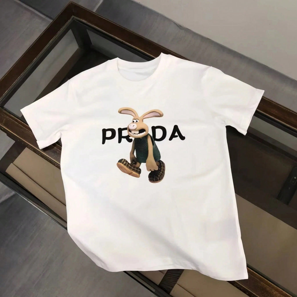 Luxury Brand T-Shirt Fashion Short-Sleeved Street Wear Summer Fashion Top Casual -Fashion T-Shirt