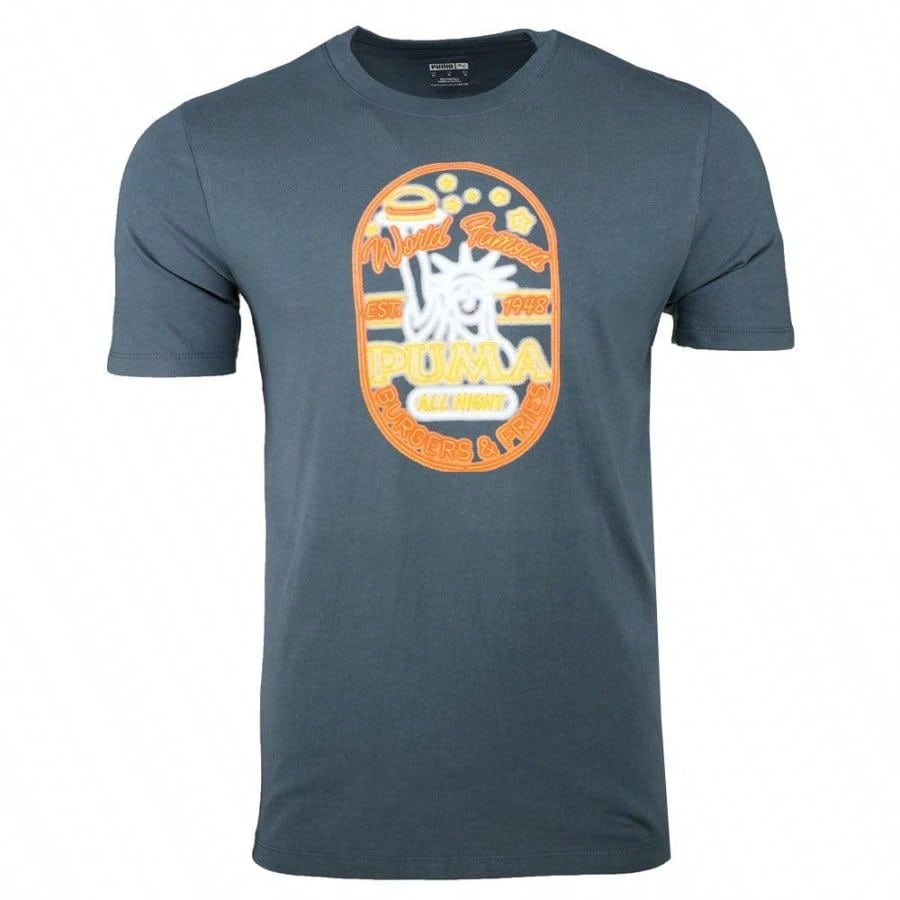 Puma NYC World Famous Crew Neck Short Sleeve T-Shirt |  | Men Sports Tees & Tanks1:1