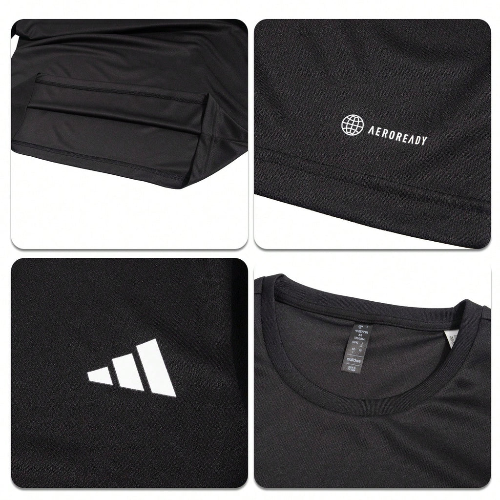 Adidas FAB TEE Men's Athletic Casual Fitness Basketball Short Sleeve T-Shirt, Running Training Top HR87271:1