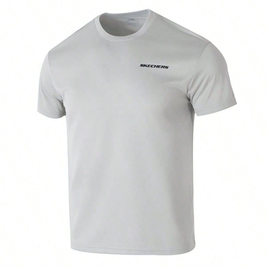 Skechers Men's And Women's Sports Short-Sleeved Comfortable Casual Tops Running Training Half-Sleeved T-Shirt P225U117-02VP1:1