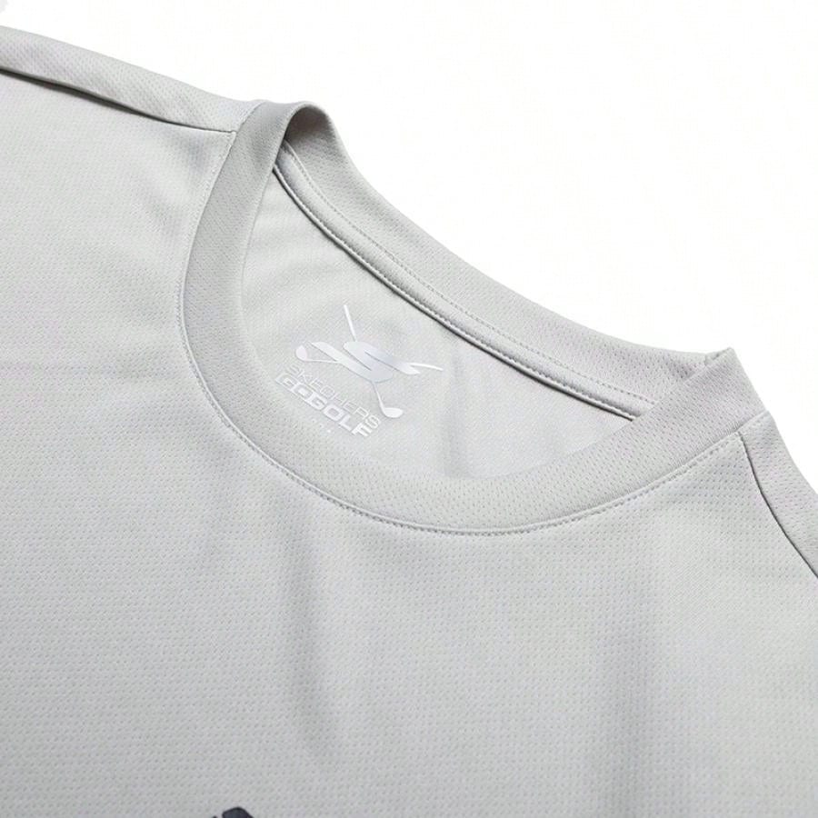 Skechers Men's And Women's Sports Short-Sleeved Comfortable Casual Tops Running Training Half-Sleeved T-Shirt P225U117-02VP1:1