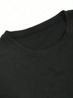 Fashion T-Shirt For Men Y2K Tops Luxury Brand Letter Printing T-Shirt Summer Short Sleeve Tee  Fashion Round Neck Tops 2024-Versatile Basic T-Shirts