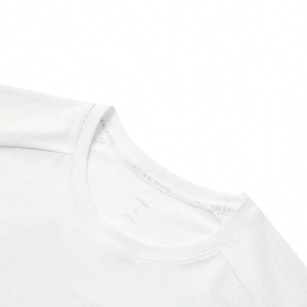 Li-Ning Men's Short-Sleeved Running T-Shirt, 2025 New Collection, Running Series. Quick-Dry And Cool, Summer Knitted Sportswear. ATSV0911:1