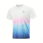 Li-Ning Men's Short-Sleeved Running T-Shirt, 2025 New Collection, Running Series. Quick-Dry And Cool, Summer Knitted Sportswear. ATSV0911:1