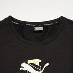 Puma Loose Fit Colorblock Round Neck Short Sleeve T-Shirt, Cropped High Waist Design, Casual &1:1