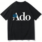 Ado Fans T Shirt Cute Funny Graphic T-Shirts Cotton Soft Unisex O-Neck Tee Tops Women Men Summer Casual Clothes Streetwear