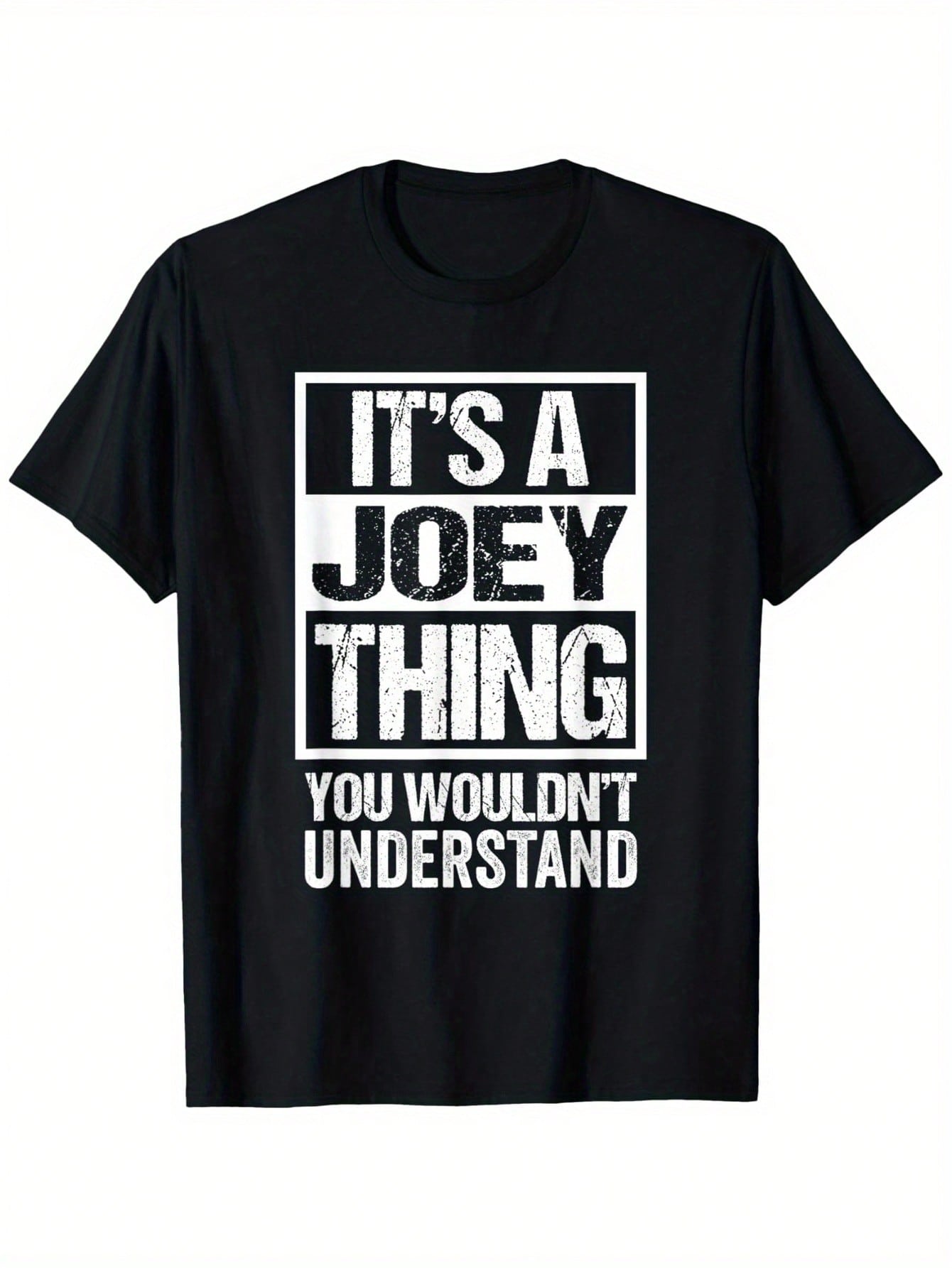 It's A Joey Thing You Wouldn't Understand T-Shirt - 100% Cotton 220gsm Casual Graphic Tee With Tropical Print, Regular Fit Short Sleeve Shirt For Women, Dads & Friends (S-XXXL), Unisex Clothing, Playful Design, Comfortable Fabric,100% Pure Cotton Short Sl