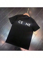 Fashion T-Shirt For Men Y2K Tops Luxury Brand Letter Printing T-Shirt Summer Short Sleeve Tee  Fashion Round Neck Tops 2024-Versatile Basic T-Shirts