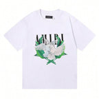 LZJSHOP-Amir American Style Light Luxury Brand AMI Peace  NEW US Printed Double Yarn Round Neck Casual Pure Cotton Short Sleeve T-Shirt For Men And Women