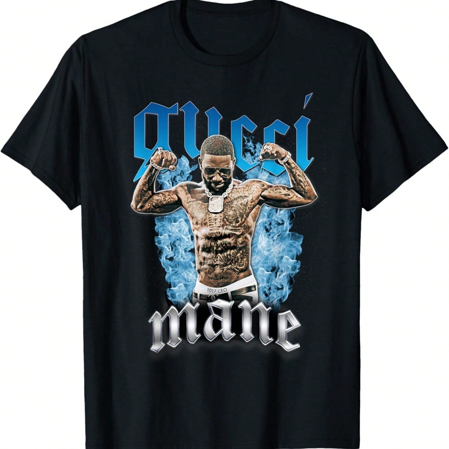 GucciS Mane Smoke T-Shirt Print Clothes Men Women Summer Short Sleeve Fashion Summer Casual T-Shirt
