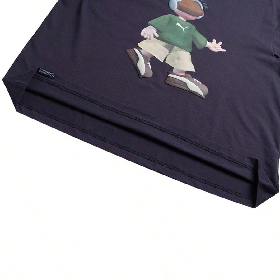 Puma Men's Casual Soft & Comfortable Short Sleeve T-Shirt, "ALL IN GOOD TIME SS TEE FRONT" 634792-161:1