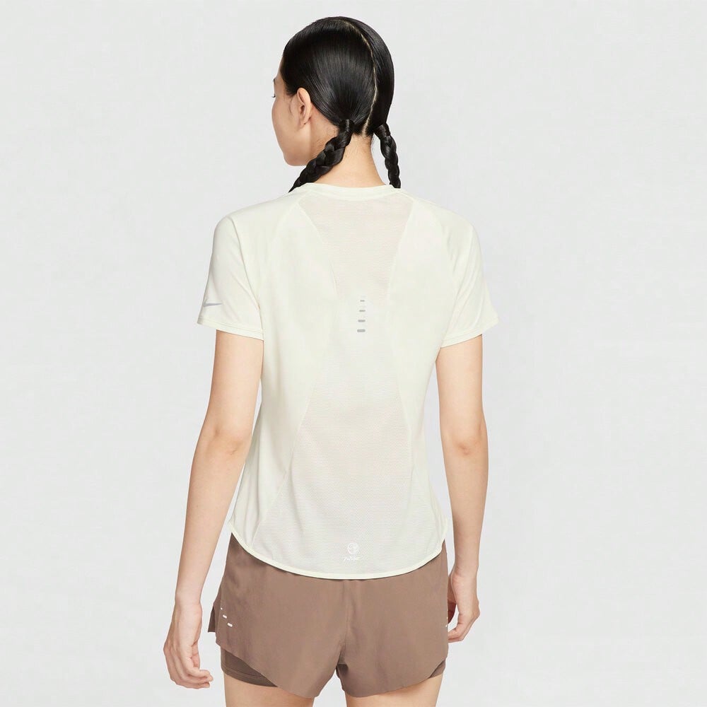 Nike Women's AS W NK SWIFT DF SS TOP GCEL Short Sleeve T-Shirt, Knit Crew Neck Short Tee IIII0465-0471:1