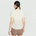 Nike Women's AS W NK SWIFT DF SS TOP GCEL Short Sleeve T-Shirt, Knit Crew Neck Short Tee IIII0465-0471:1