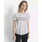 DKNY Women's Newspaper Logo Crewneck T-Shirt |  | Women Sports Tees & Tanks1:1