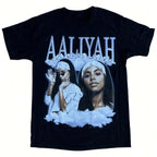Refreshing Summer Aaliyahs Cloud Pattern -Shirt Printed -Shirt Summer Luxury Cotton Men's And Women's -Shirts Short SleevesPrinted Shirts,Ladies'tops,Printed Short-Sleeve One-Piece Shirts Printed Shirts,1:1