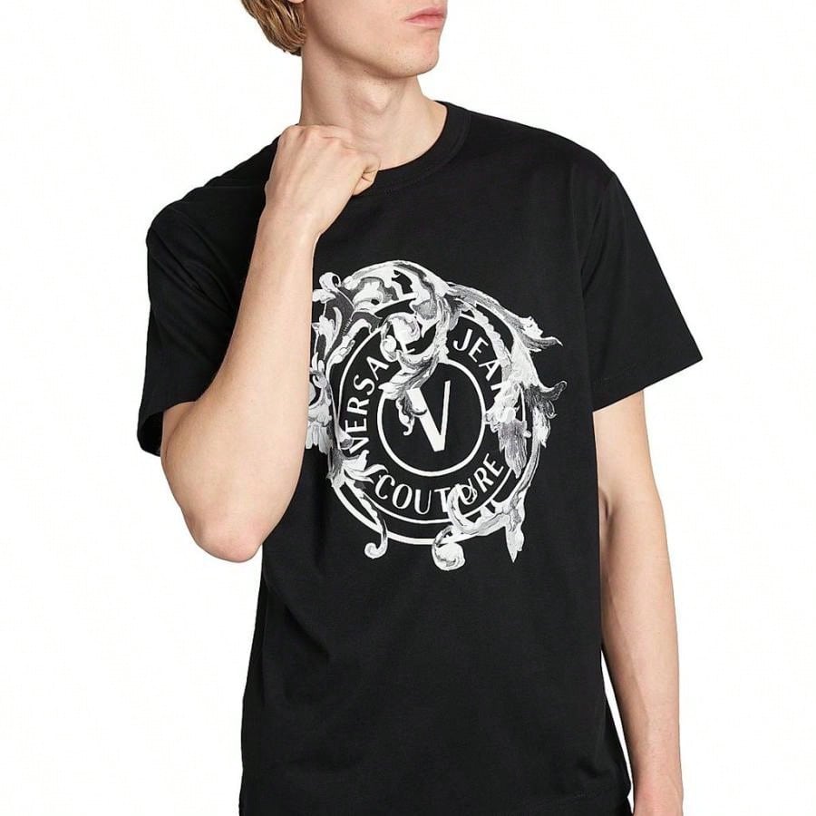 Versace Barocco Logo Crewneck T-Shirt |  | Men Sports Tees & Tanks1:1