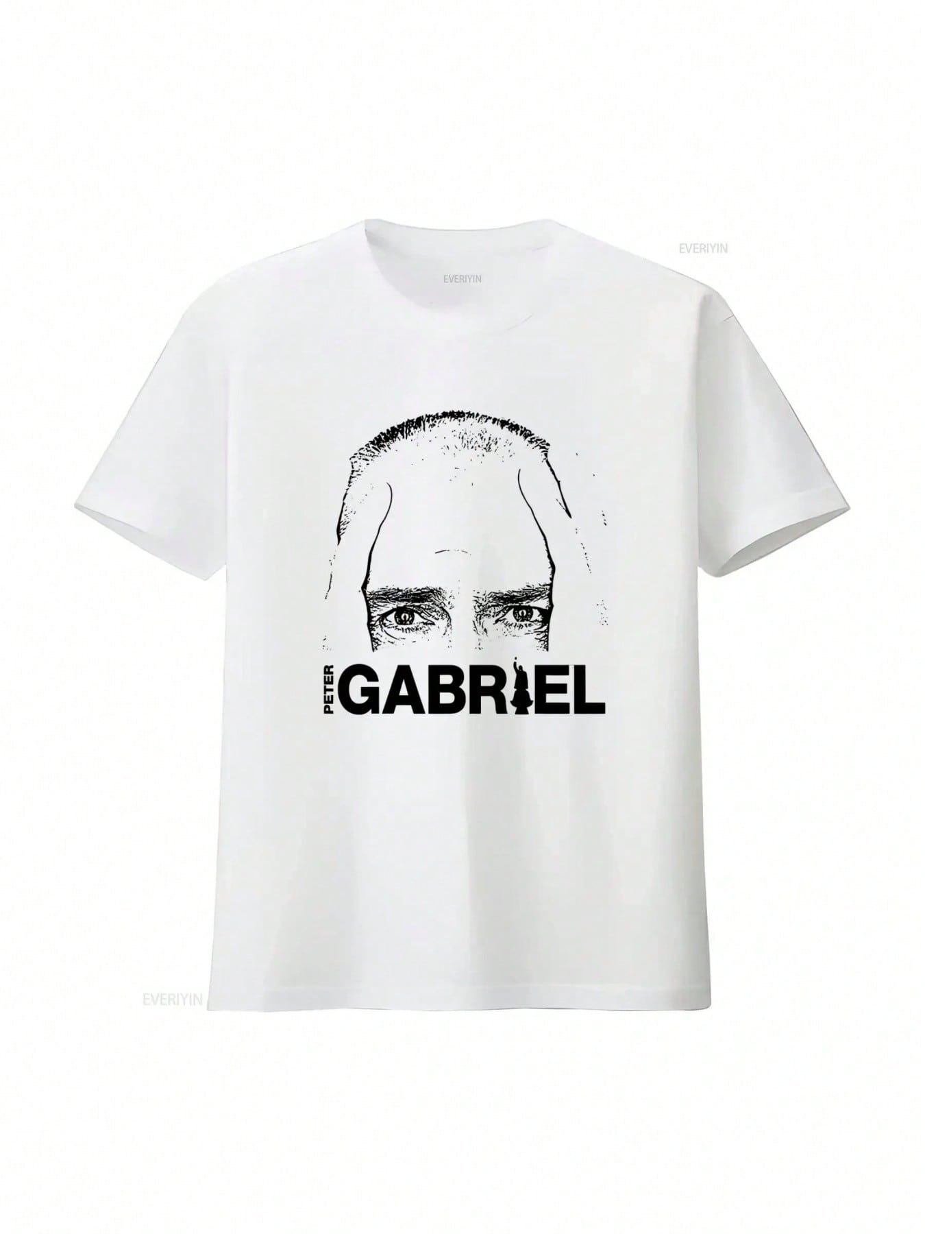 Portrait & Letter Graphic Men Women Cotton T-Shirt Luxury Brand Fashion Big Size Top Casual Short Sleeve Streetwear Print Tee