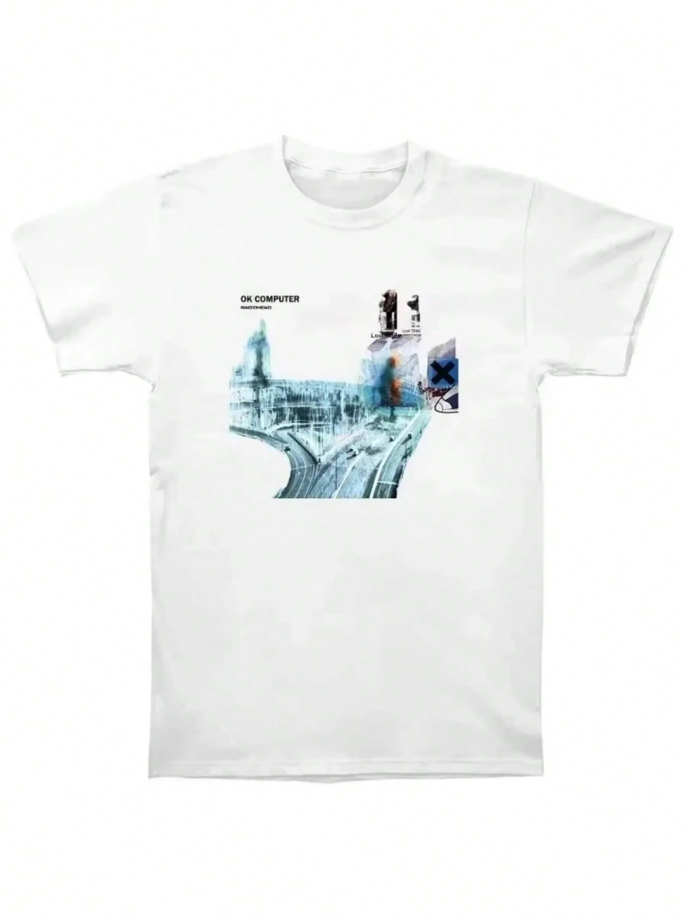 Portrait & Letter Graphic Men Women Cotton T-Shirt Luxury Brand Fashion Big Size Top Casual Short Sleeve Streetwear Print Tee