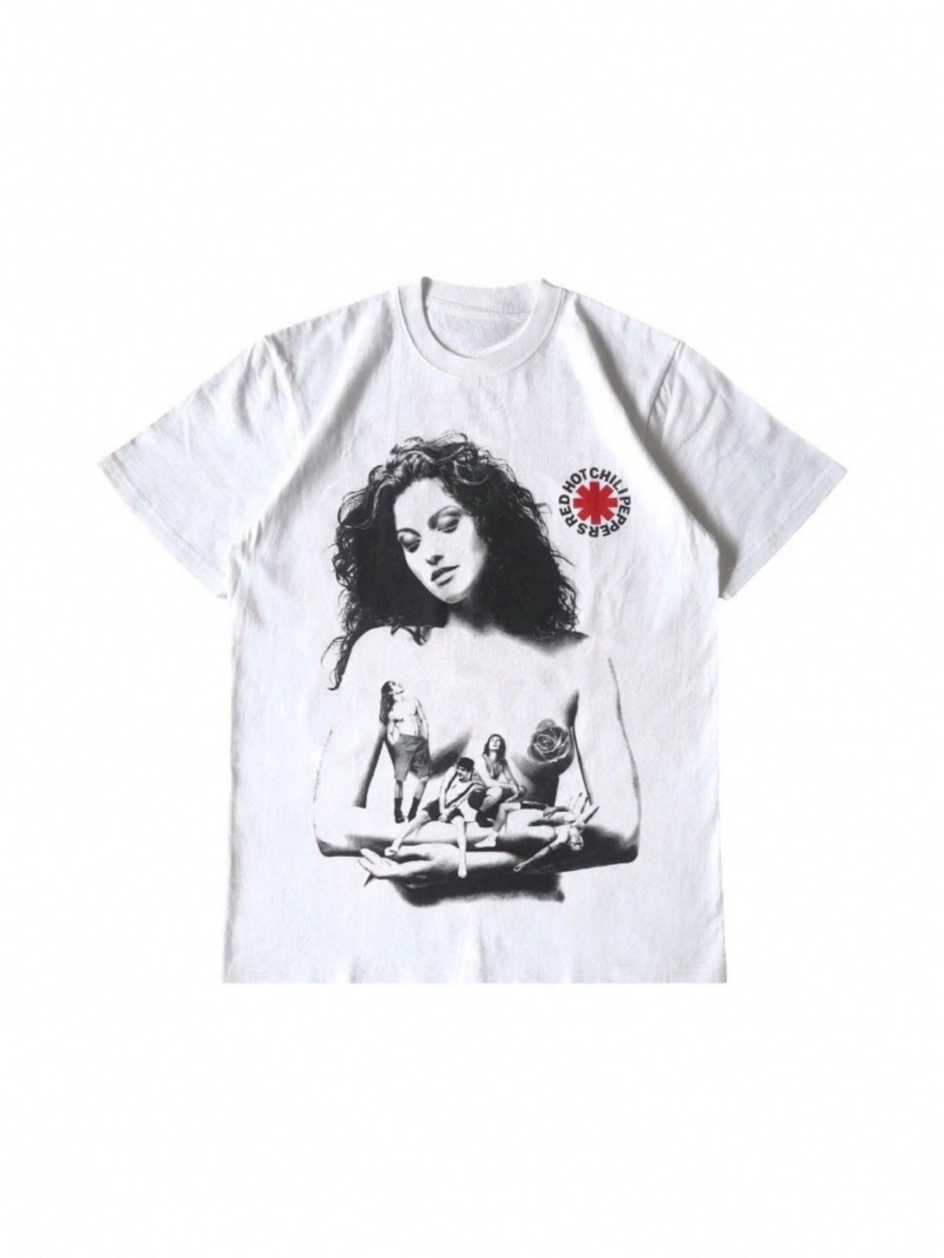 Portrait & Letter Graphic Men Women Cotton T-Shirt Luxury Brand Fashion Big Size Top Casual Short Sleeve Streetwear Print Tee