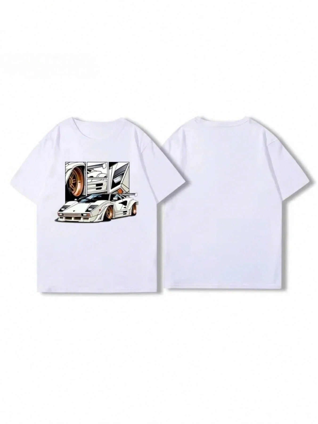 Portrait & Letter Graphic Men Women Cotton T-Shirt Luxury Brand Fashion Big Size Top Casual Short Sleeve Streetwear Print Tee