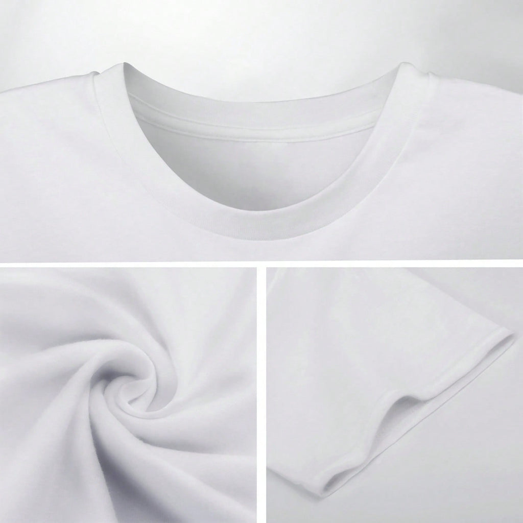 Summer Street Latest Luxury Brand Y2K Top T-Shirt Pure Cotton Printing Large Size Round Neck Casual Men's Andwomen's Top T-Shirt