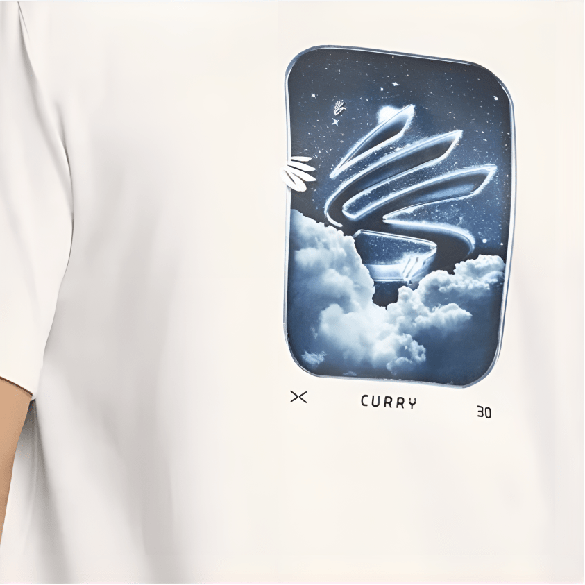 Curry  Comfortable Versatile Durable Short Sleeve Breathable T-Shirt Clay-White Tops Men1:1