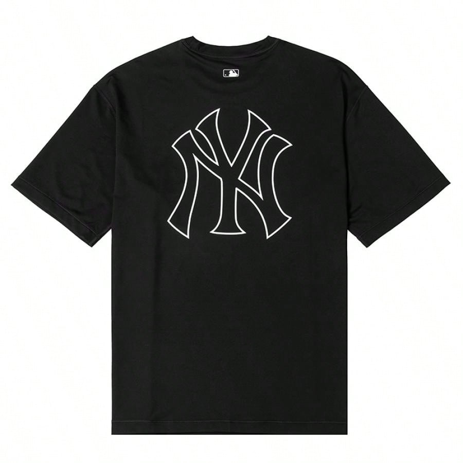 MLB Men's And Women's T-Shirts BASIC BIG LOGO OVER FIT WATER T-SHIRTS Daily Outdoor Sports Comfortable Soft Short-Sleeved T-Shirt 3ASWB2243-50WHS1:1