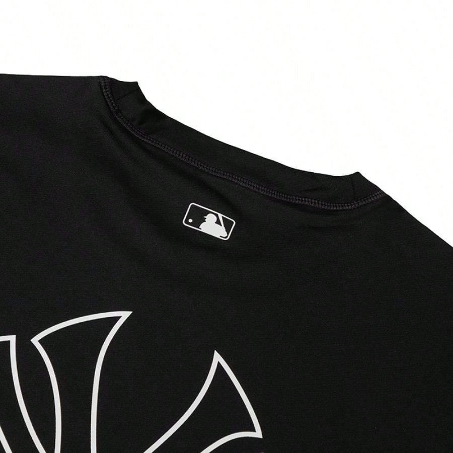 MLB Men's And Women's T-Shirts BASIC BIG LOGO OVER FIT WATER T-SHIRTS Daily Outdoor Sports Comfortable Soft Short-Sleeved T-Shirt 3ASWB2243-50WHS1:1