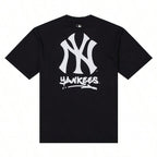 MLB Men's And Women's T-Shirts BASIC MEGA LOGO OVER FIT WATER T-SHIRTS Daily Casual Outdoor Sports Comfortable Soft Short-Sleeved T-Shirt 3ATSB0853-50BKS1:1