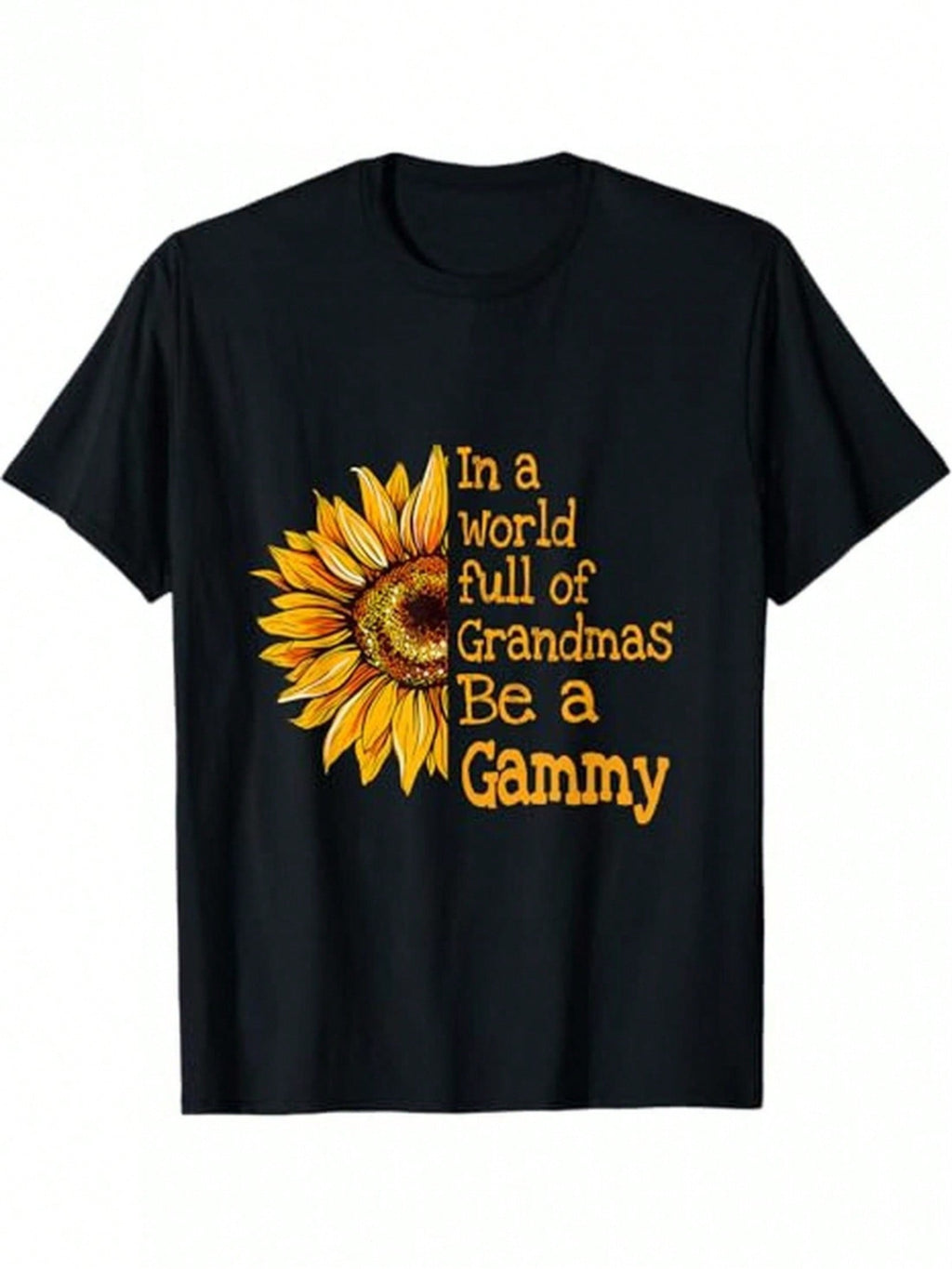 Be A Gammy Special Grandma T-Shirt - 100% Cotton, Perfect Gift For Men, Women, Family & Friends On Halloween, Thanksgiving, Christmas - Sizes S-XXXL, Black, Casual WearSeasonal FashionAll-Season T-Shirt,100% Pure Cotton Short Sleeved Shirt, Essential For