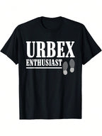 Urbex Enthusiast Urban Explorer T-Shirt - Urban Exploration Graphic Tee With Cave Diving & Spelunking Design, All-Season Comfort, Short Sleeve Round Neck Casual Shirt For Men & Women, Machine Washable Adventure Apparel,100% Pure Cotton Short Sleeved Shirt