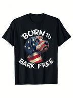 Funny Griff Dog Vintage Wirehaired Griffon American Flag T-Shirt