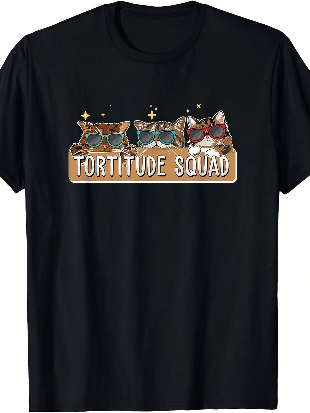 Funny Tortoise Cat T-Shirt - Tortoise Cat Owners And Enthusiasts -100% Cotton 220g,100% Pure Cotton Short Sleeved Shirt, Essential For Summer And Spring, Loose Casual Round Neck, Men's Letter Printed T-Shirt