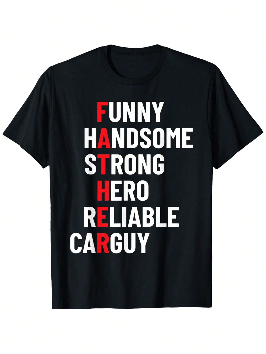 Mens Carguy Father Funny Auto Enthusiast Car Mechanic Fathers Day T-Shirt, Mens Clothes, Mens T Shirts 100%Cotton, S-XXXL,100% Pure Cotton Short Sleeved Shirt, Essential For Summer And Spring, Loose Casual Round Neck, Men's Letter Printed T-Shirt